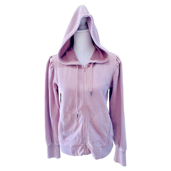 Daily Practice by Anthropologie Pink Hooded Jacket XS X-Small - Picture 1 of 5